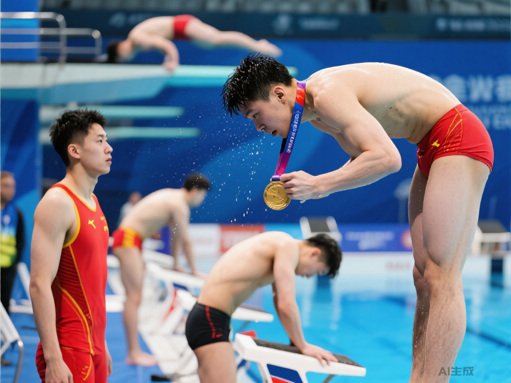 2025跳水世界杯总决赛激战正酣两单项中国队均包揽金银（2025跳水世界杯总决赛：中国队双项强势夺金揽银）